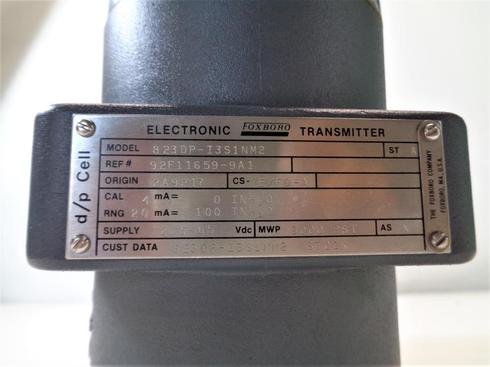 Foxboro Electronic Transmitter 823DP-I3S1NM2